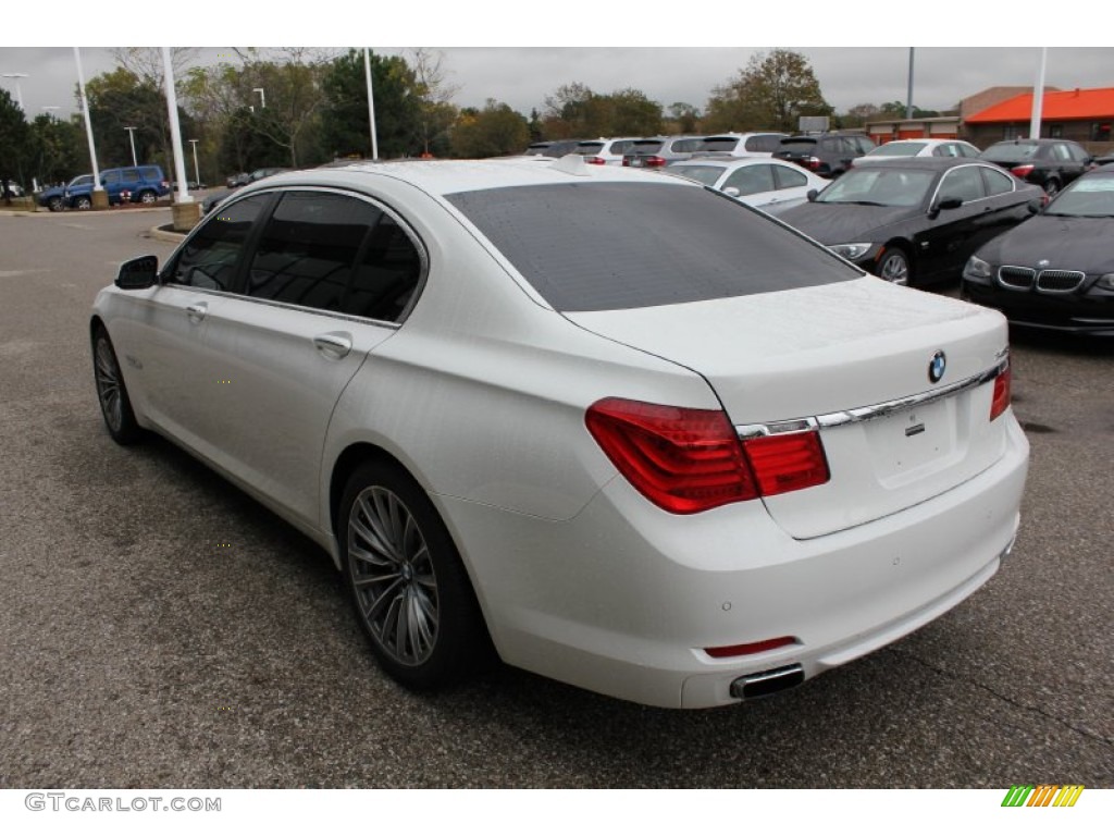 2011 7 Series 740Li Sedan - Alpine White / Saddle/Black Nappa Leather photo #7