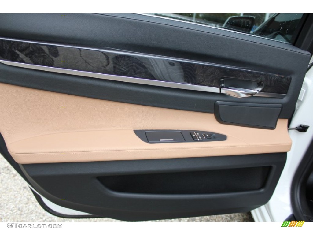 2011 7 Series 740Li Sedan - Alpine White / Saddle/Black Nappa Leather photo #12