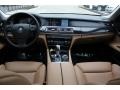 Saddle/Black Nappa Leather Dashboard Photo for 2011 BMW 7 Series #55587718