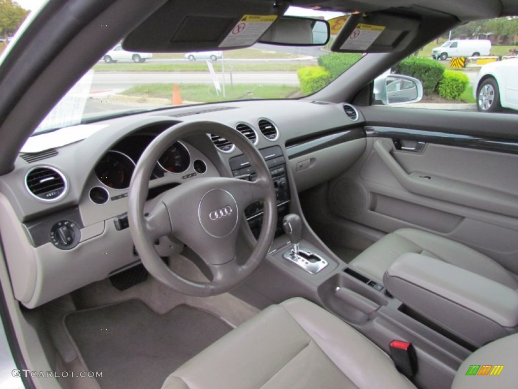 Platinum Interior 2003 Audi A4 1.8T Cabriolet Photo #55588105