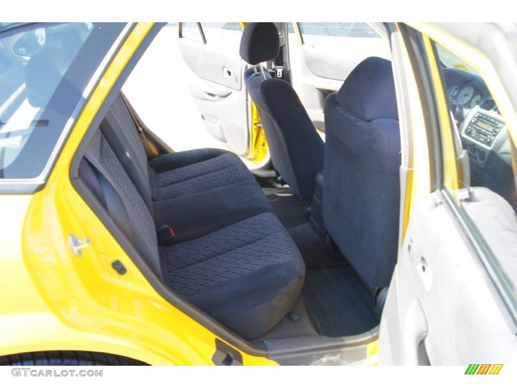 2003 Protege 5 Wagon - Vivid Yellow / Off Black photo #11