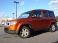 2011 Citrus Fire Metallic Honda Element EX 4WD  photo #2