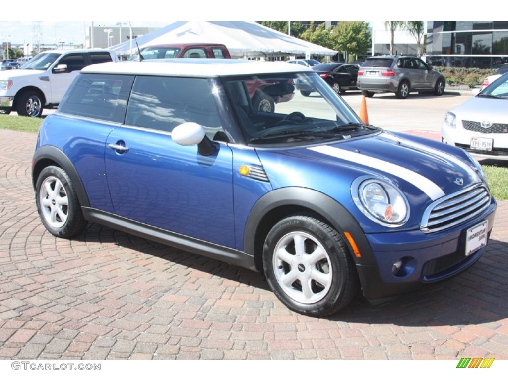 2007 Cooper Hardtop - Lightning Blue Metallic / Carbon Black/Carbon Black photo #4