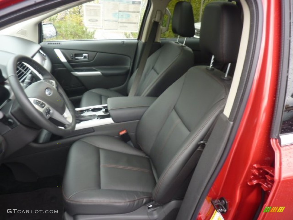 Charcoal Black Interior 2012 Ford Edge Limited AWD Photo #55592041