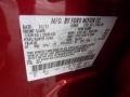  2012 Edge Limited AWD Red Candy Metallic Color Code RZ