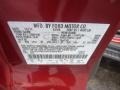 FL: Toreador Red Metallic 2012 Ford Escape Limited 4WD Color Code