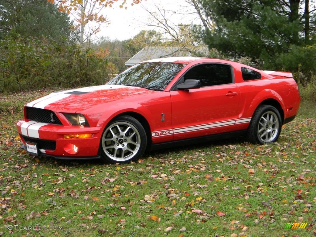 Torch Red 2007 Ford Mustang Shelby GT500 Coupe Exterior Photo #55593235