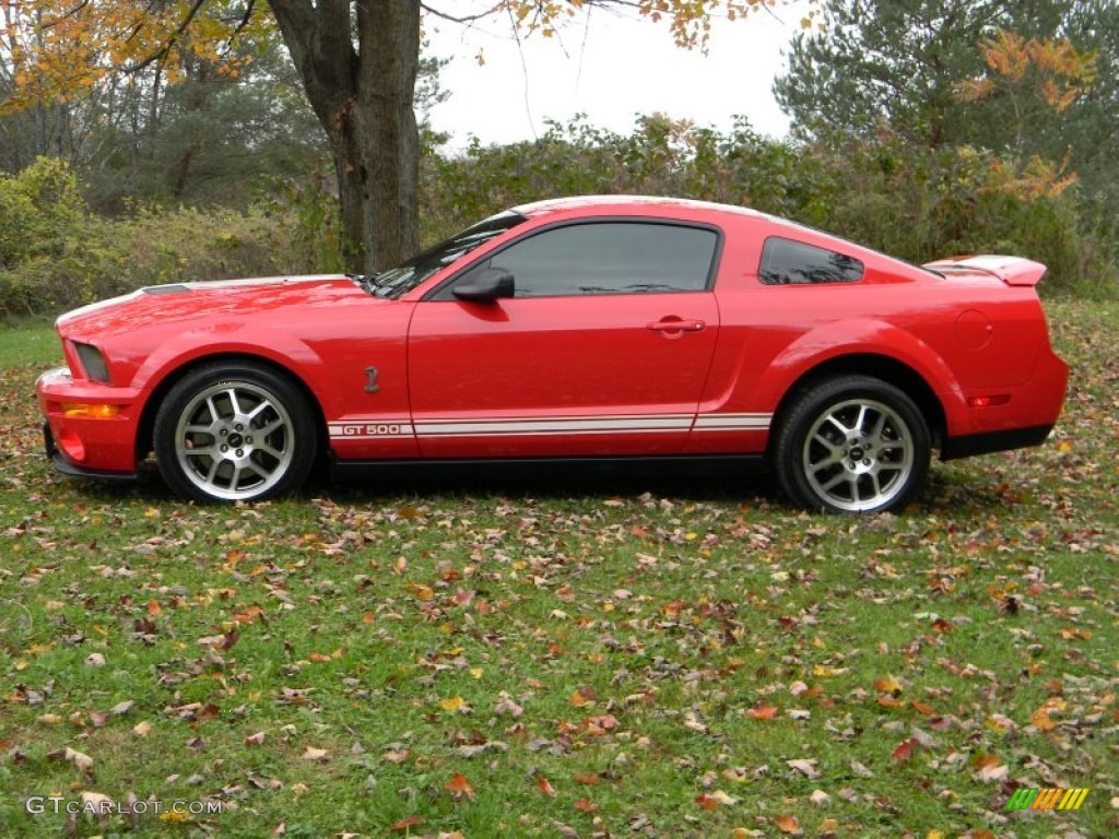 Torch Red 2007 Ford Mustang Shelby GT500 Coupe Exterior Photo #55593262
