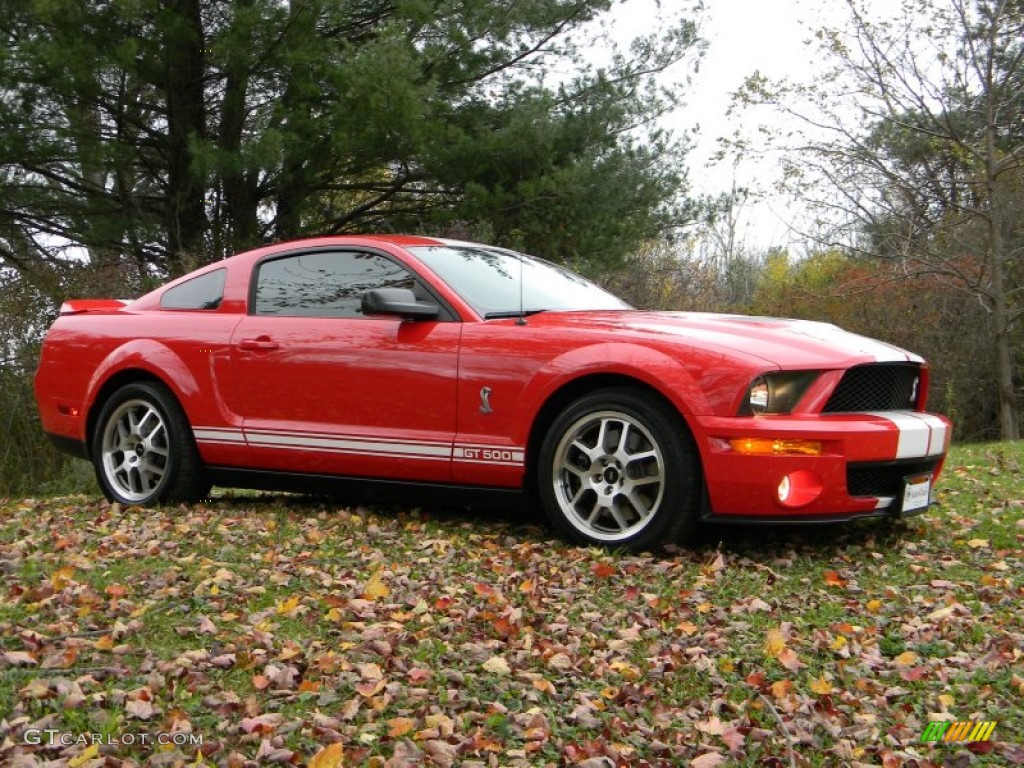 2007 Mustang Shelby GT500 Coupe - Torch Red / Black/Red photo #15