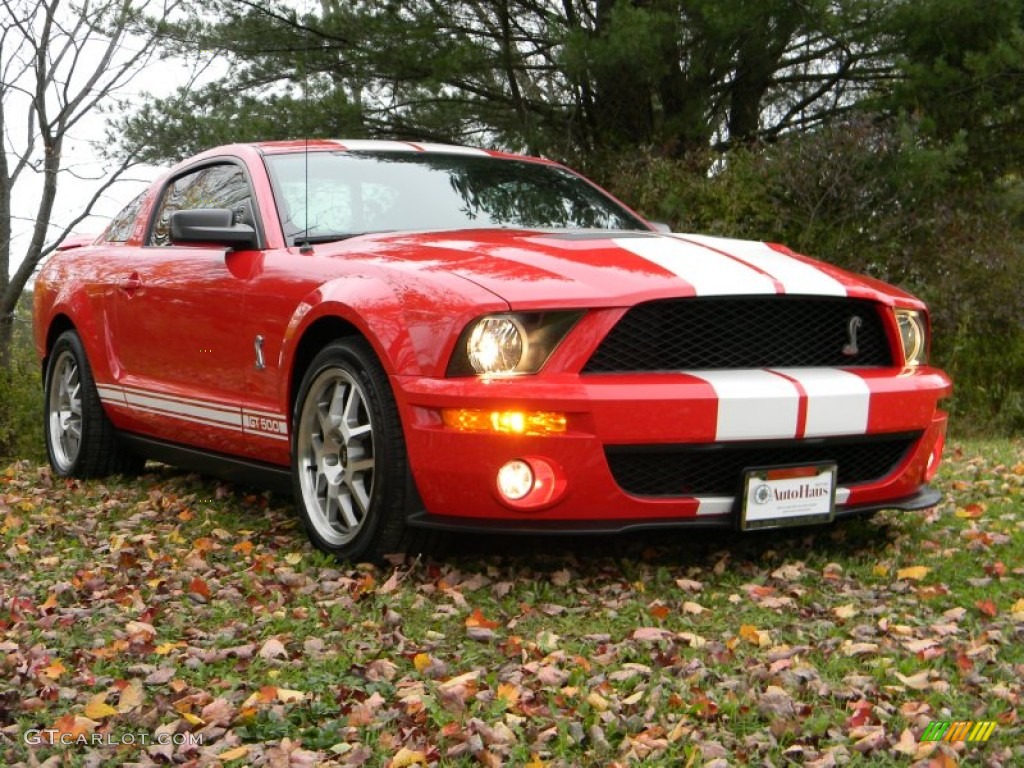 2007 Mustang Shelby GT500 Coupe - Torch Red / Black/Red photo #18