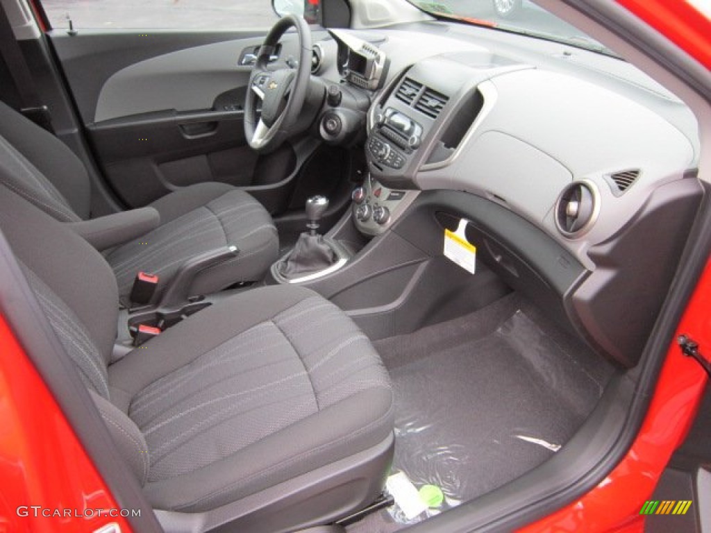 Jet Black/Dark Titanium Interior 2012 Chevrolet Sonic LT Hatch Photo #55593692