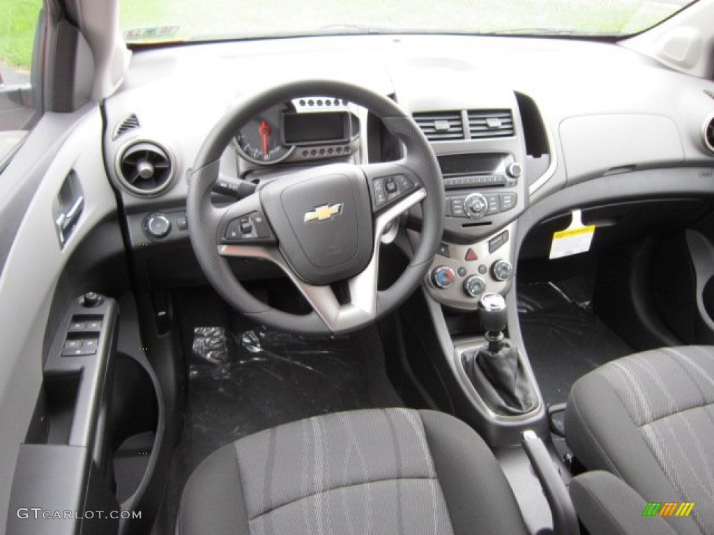 2012 Chevrolet Sonic LT Hatch Jet Black/Dark Titanium Dashboard Photo #55593736