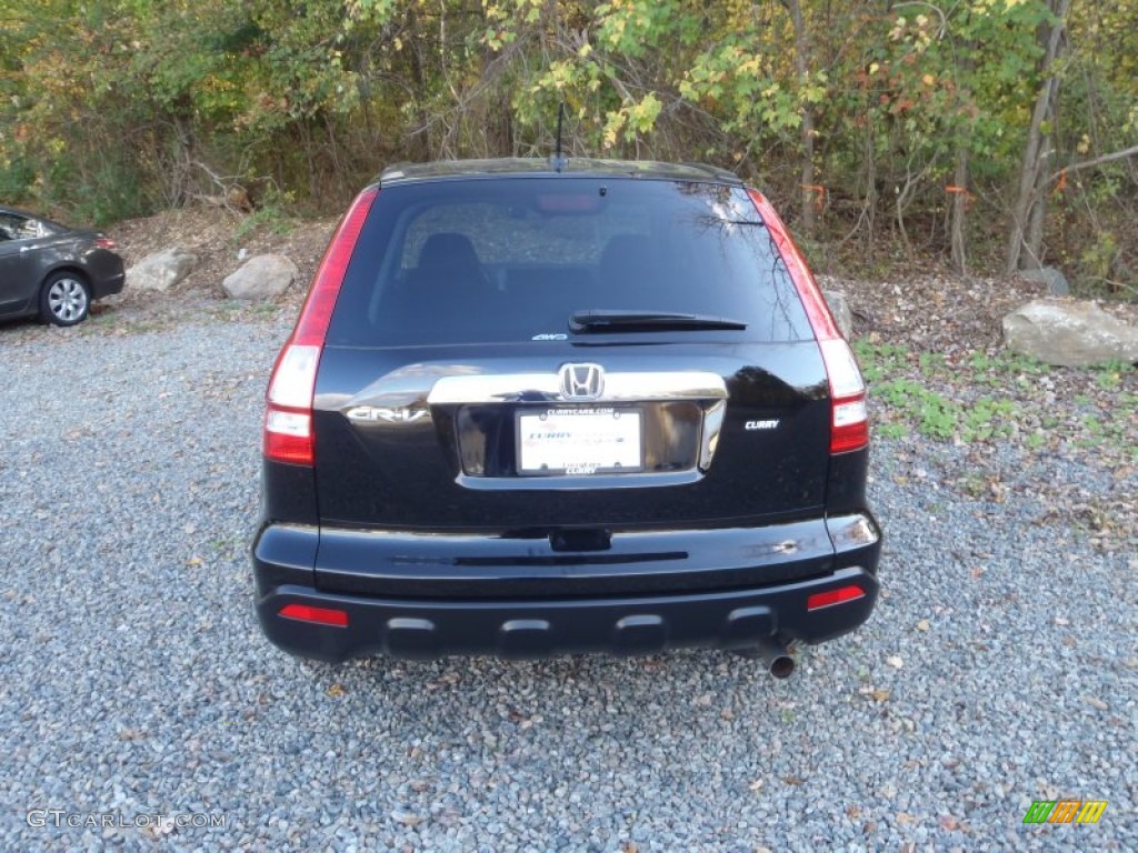 2009 CR-V EX-L 4WD - Crystal Black Pearl / Black photo #27