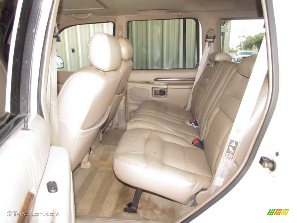 2001 Explorer Limited - White Pearl Tri-Coat / Medium Prairie Tan photo #11