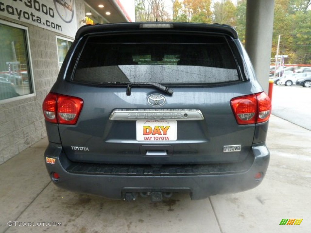 2010 Sequoia Limited 4WD - Slate Gray Metallic / Graphite photo #3