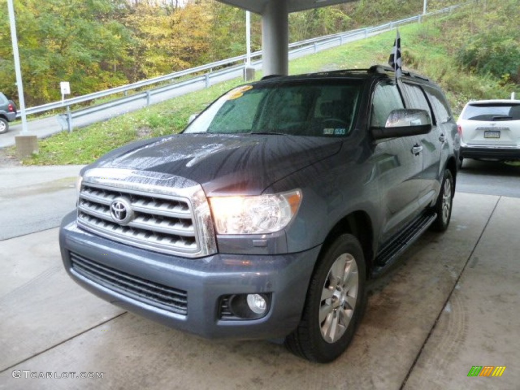 2010 Sequoia Limited 4WD - Slate Gray Metallic / Graphite photo #5