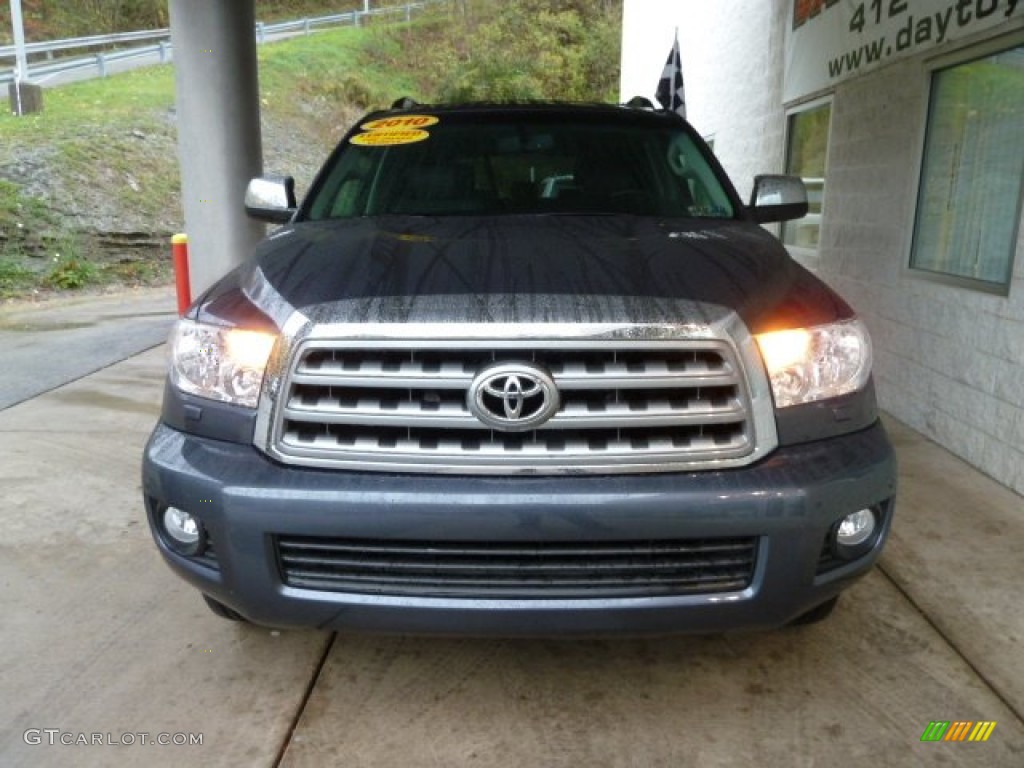 2010 Sequoia Limited 4WD - Slate Gray Metallic / Graphite photo #6