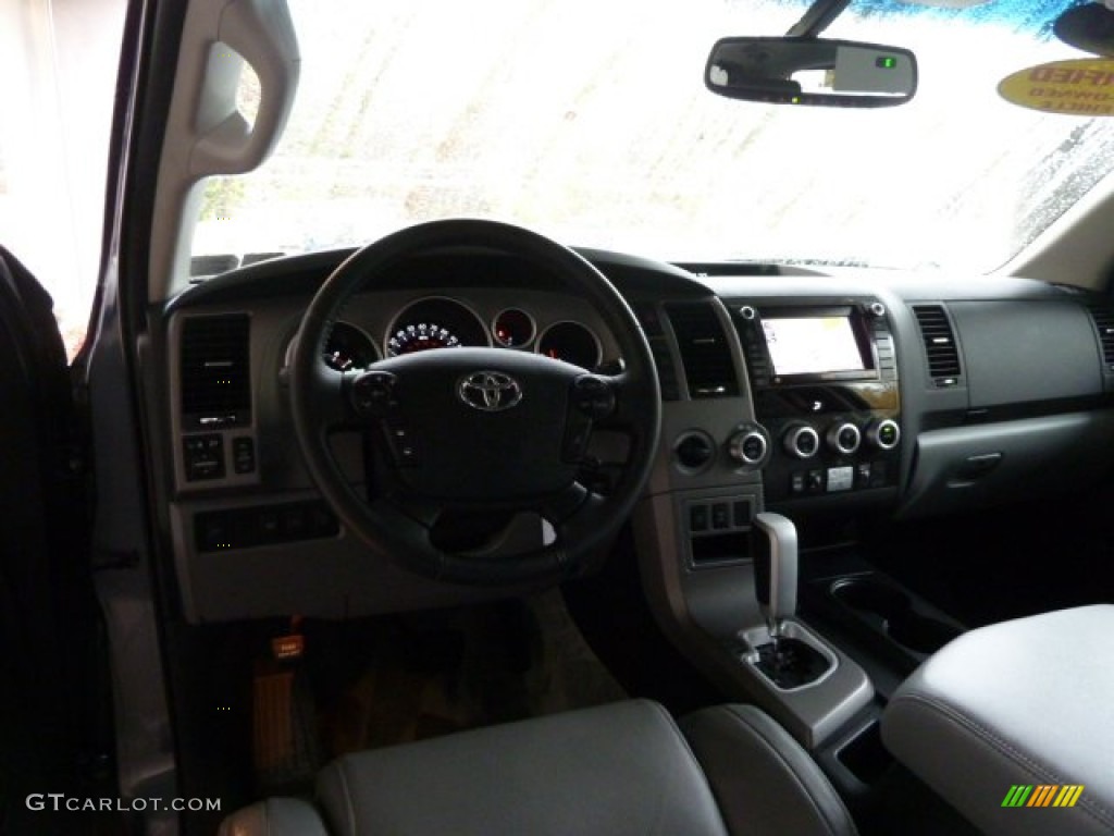 2010 Sequoia Limited 4WD - Slate Gray Metallic / Graphite photo #13