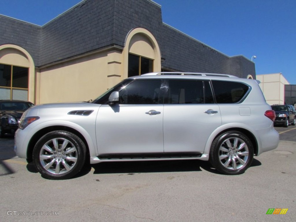 Liquid Platinum 2011 Infiniti QX 56 Exterior Photo #55596160