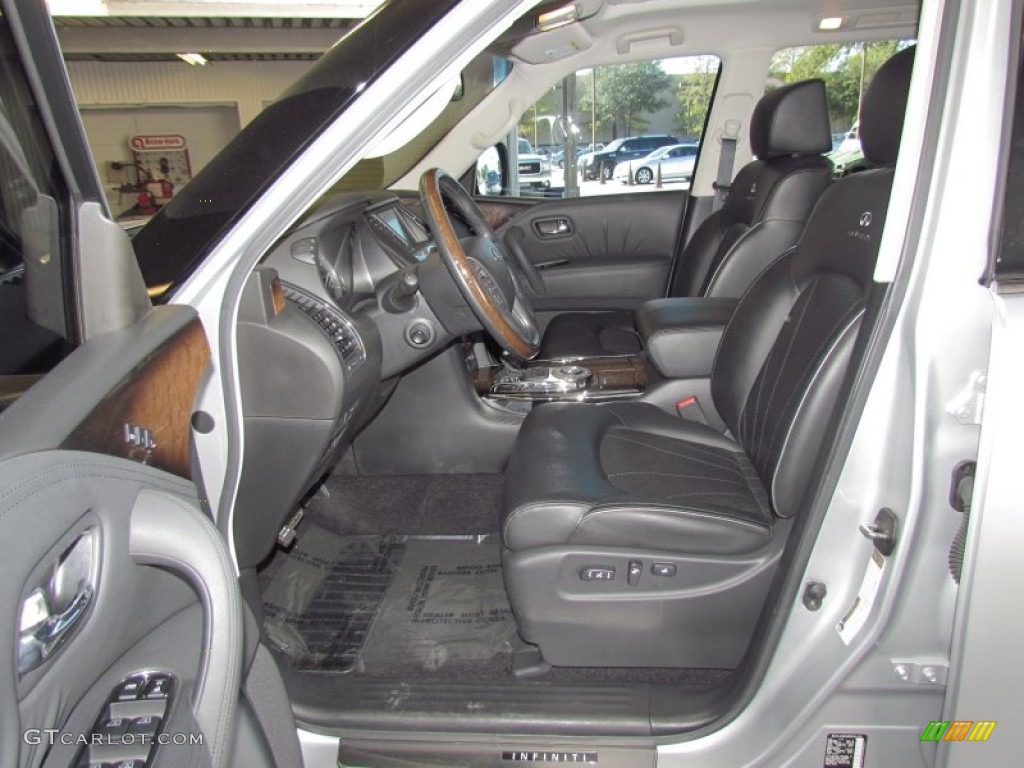 Graphite Interior 2011 Infiniti QX 56 Photo #55596217