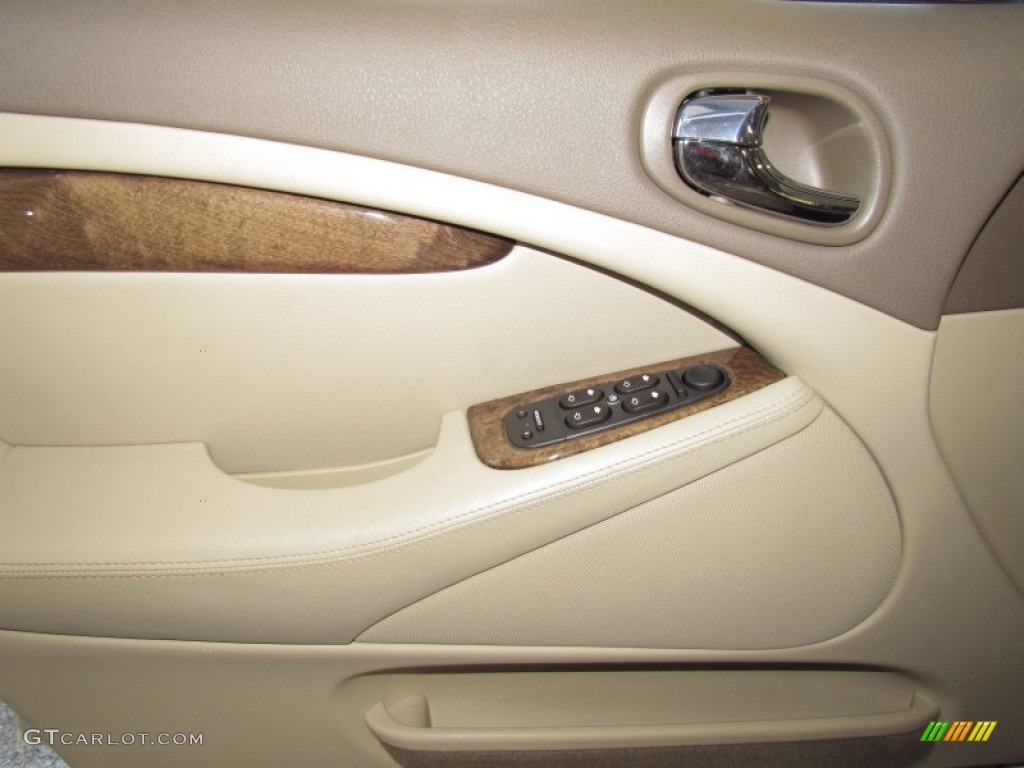 2006 Jaguar S-Type 3.0 Ivory Door Panel Photo #55596442