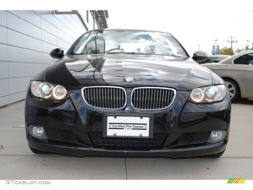 2008 3 Series 328xi Coupe - Black Sapphire Metallic / Black photo #2