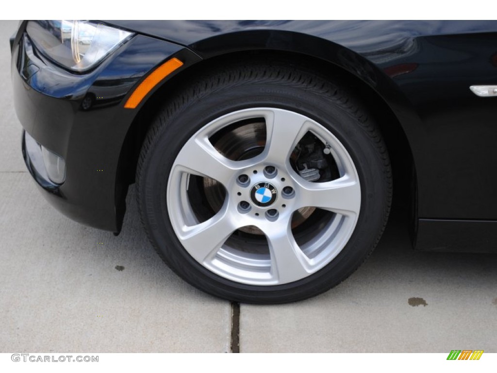 2008 3 Series 328xi Coupe - Black Sapphire Metallic / Black photo #8