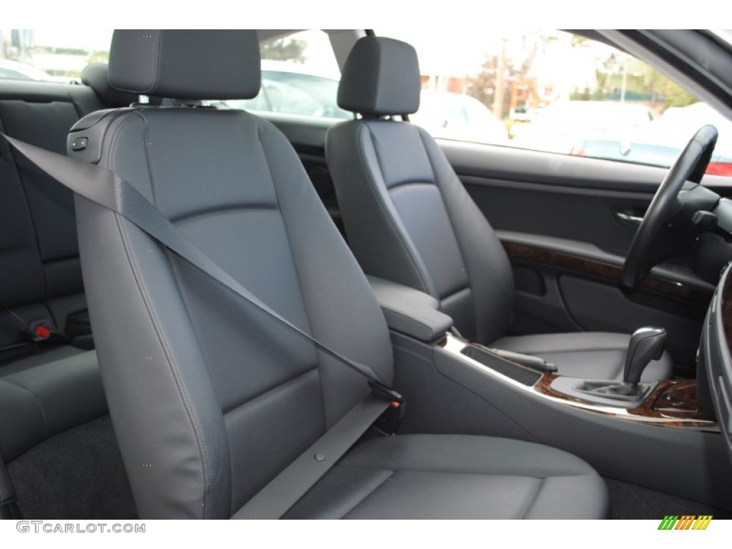 2008 3 Series 328xi Coupe - Black Sapphire Metallic / Black photo #10