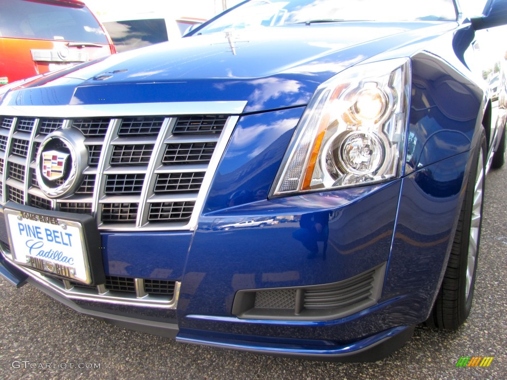 2012 CTS Coupe - Opulent Blue Metallic / Light Titanium/Ebony photo #4