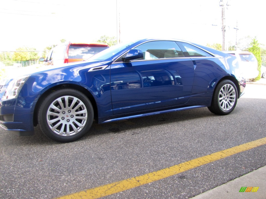 Opulent Blue Metallic 2012 Cadillac CTS Coupe Exterior Photo #55596751