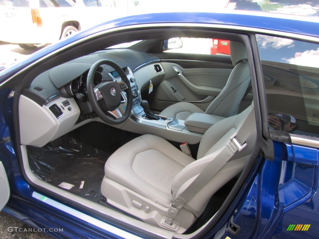 Light Titanium/Ebony Interior 2012 Cadillac CTS Coupe Photo #55596820