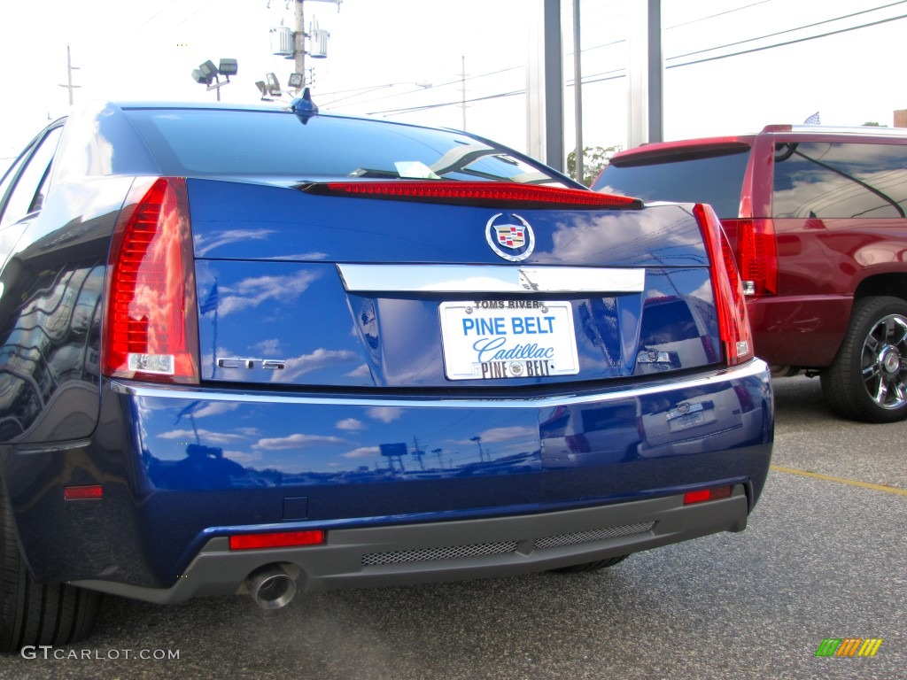 2012 CTS 3.0 Sedan - Opulent Blue Metallic / Ebony/Ebony photo #4
