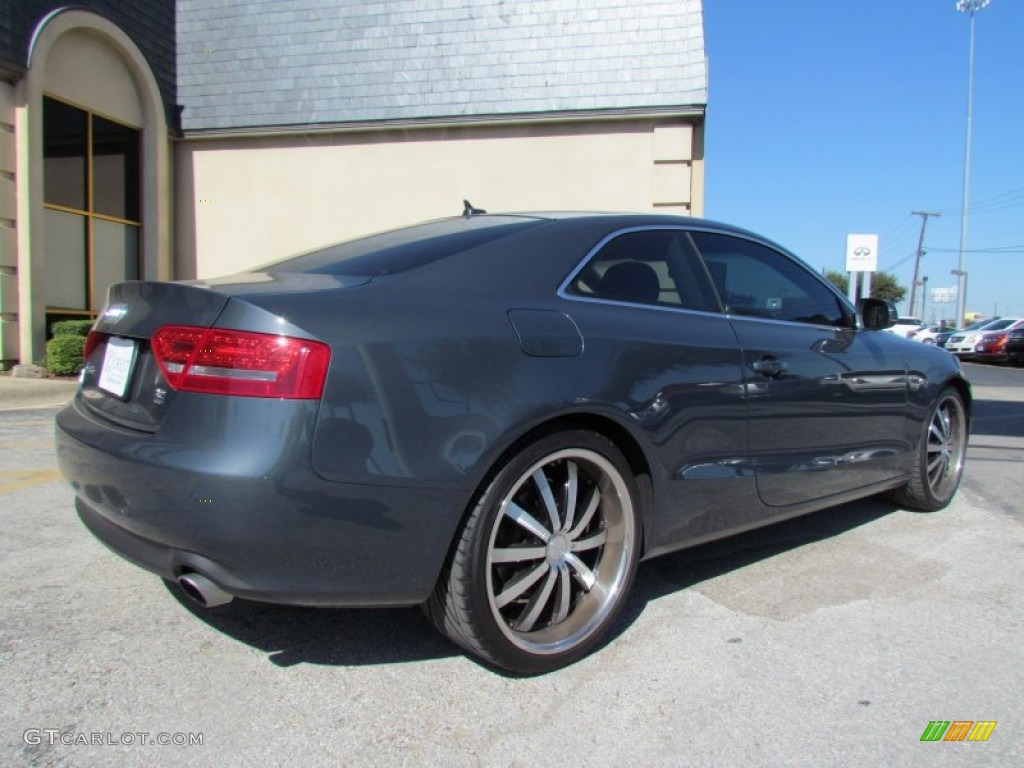 2010 A5 3.2 quattro Coupe - Aruba Blue Pearl Effect / Black photo #3