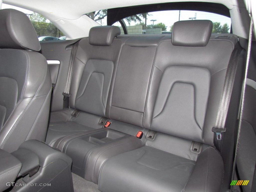Black Interior 2010 Audi A5 3.2 quattro Coupe Photo #55597066