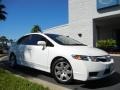 Taffeta White - Civic LX Sedan Photo No. 4