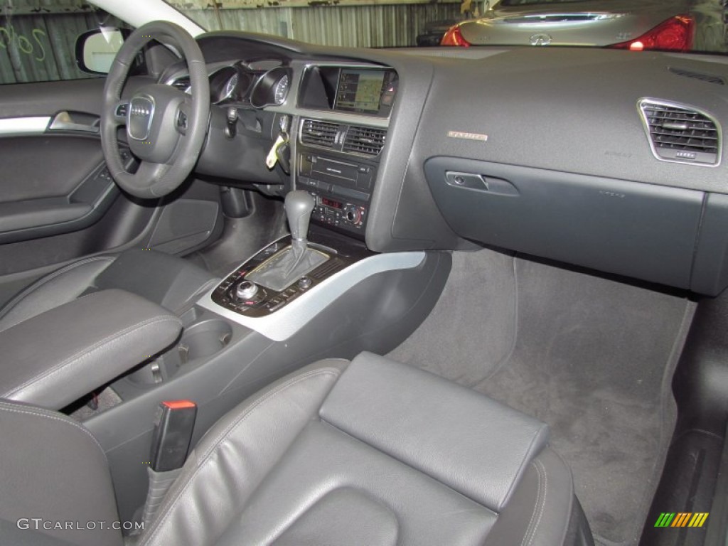2010 Audi A5 3.2 quattro Coupe Black Dashboard Photo #55597093
