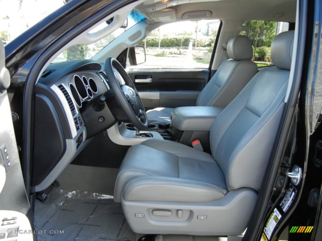Graphite Gray Interior 2008 Toyota Tundra Limited Double Cab Photo #55597996
