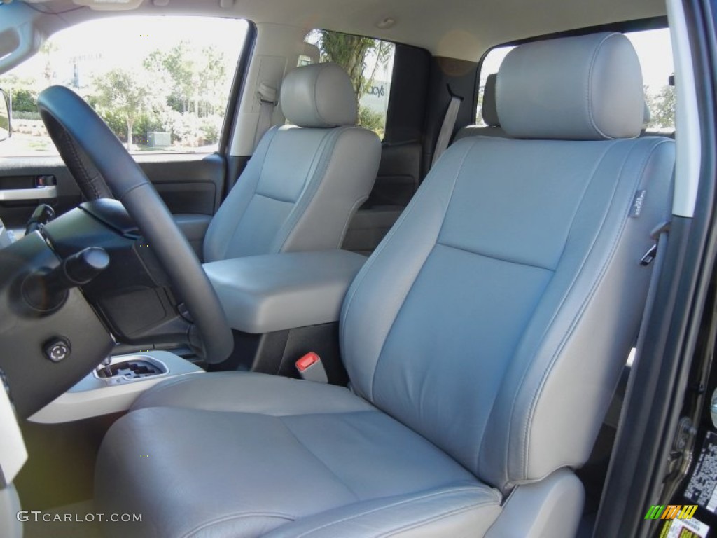 Graphite Gray Interior 2008 Toyota Tundra Limited Double Cab Photo #55598002