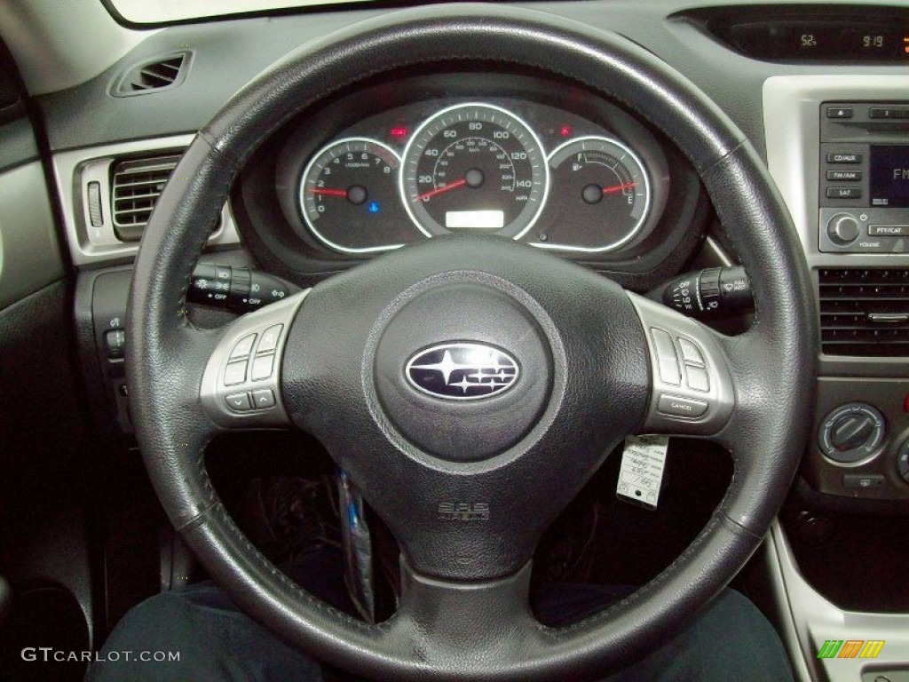 2009 Impreza 2.5i Premium Sedan - Lightning Red / Carbon Black photo #23