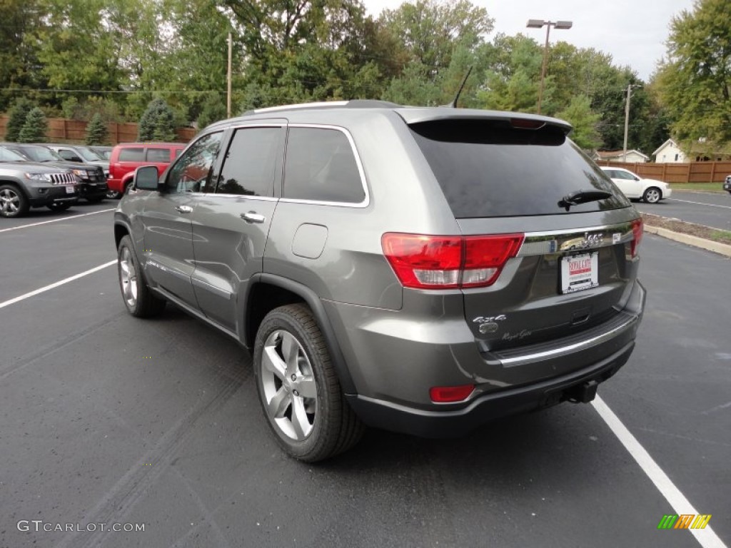 2012 Grand Cherokee Overland 4x4 - Mineral Gray Metallic / Black photo #7