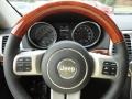 Black 2012 Jeep Grand Cherokee Overland 4x4 Steering Wheel