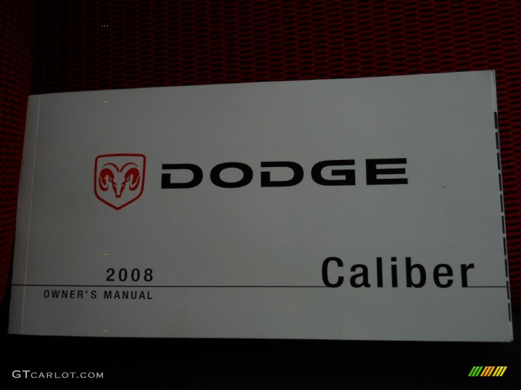 2008 Dodge Caliber SXT Books/Manuals Photo #55599601
