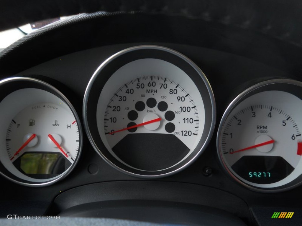 2008 Dodge Caliber SXT Gauges Photo #55599645