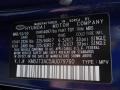 TGY: Iris Blue 2010 Hyundai Tucson GLS Color Code