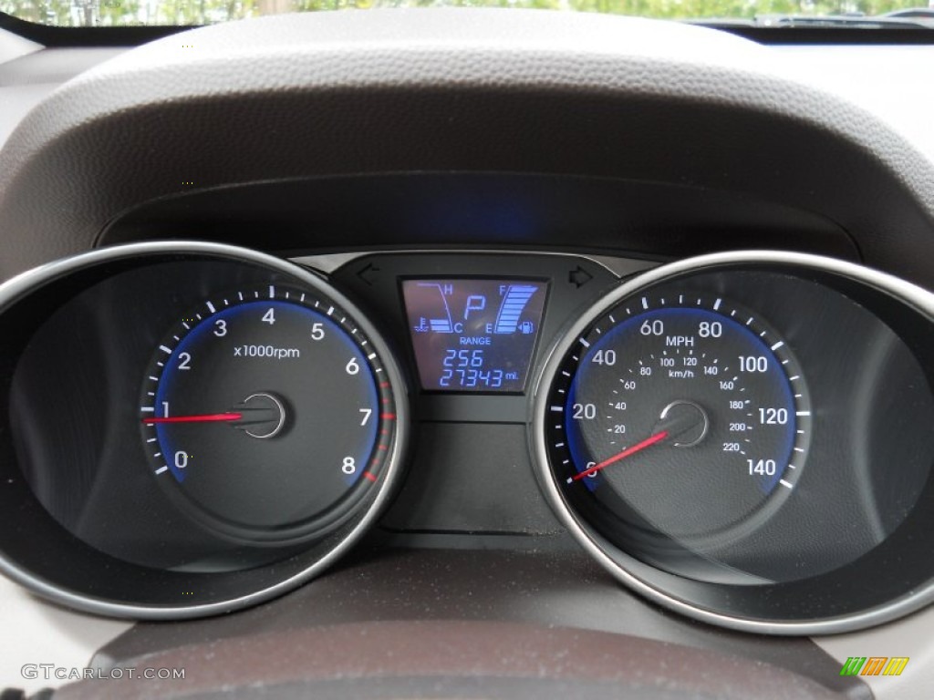 2010 Hyundai Tucson GLS Gauges Photo #55600531