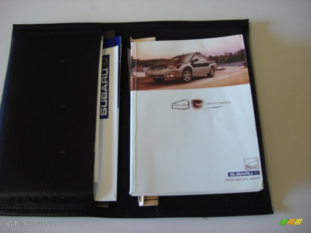 2003 Subaru Baja Standard Baja Model Books/Manuals Photo #55601332