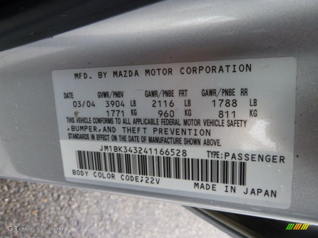 2004 MAZDA3 s Hatchback - Sunlight Silver Mica / Black/Red photo #19