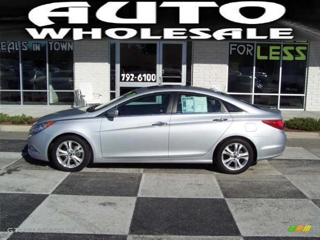 2011 Sonata Limited - Radiant Silver / Gray photo #1