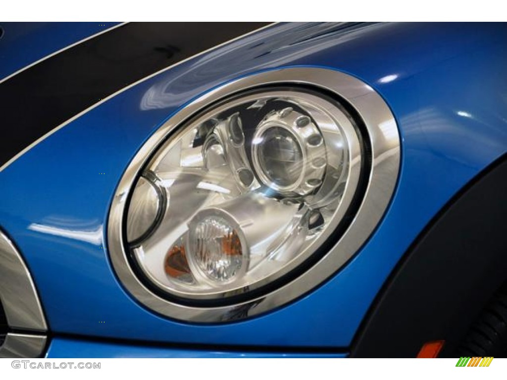 2007 Cooper S Hardtop - Laser Blue Metallic / Pacific Blue/Carbon Black photo #10