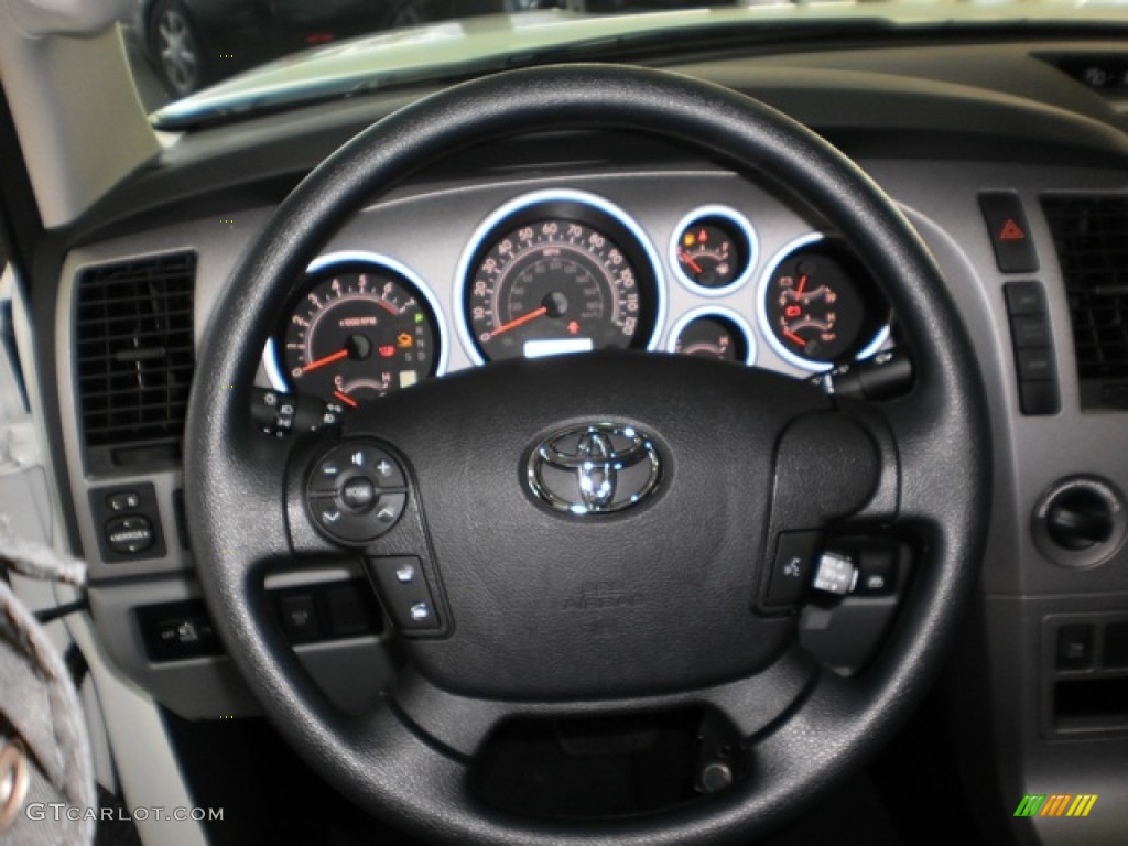 2012 Toyota Tundra T-Force 2.0 Limited Edition CrewMax 4x4 Graphite Steering Wheel Photo #55601989